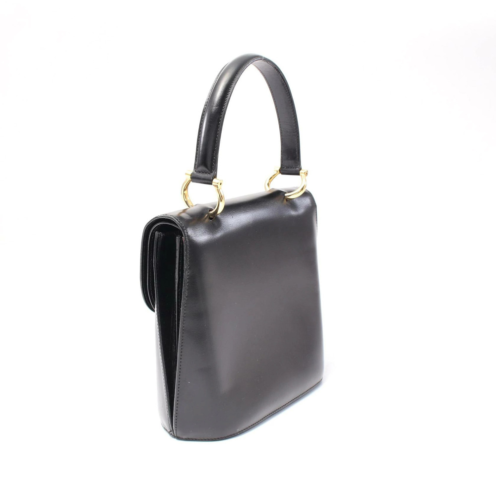 Celine black leather handbag